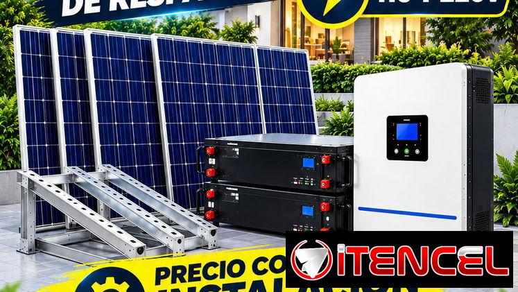 kit solar de 10kw con 15 kw de respaldo