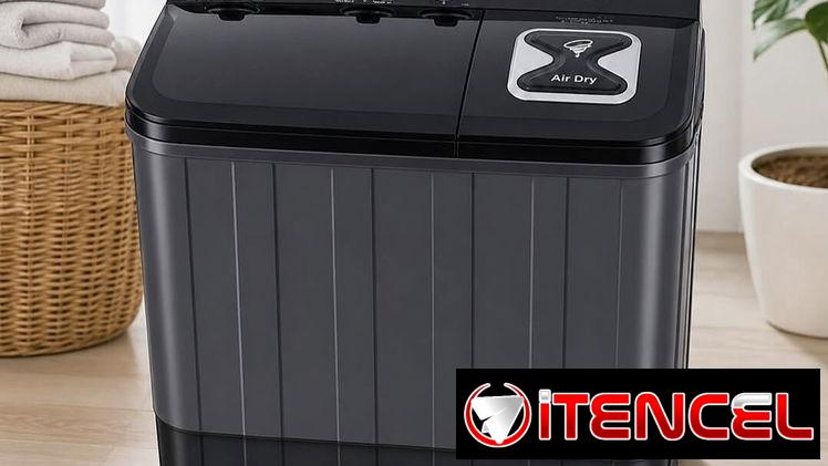 Lavadora semiautomática Milexus negra 7kg 195 usd mensajería incluida en varios lugares
