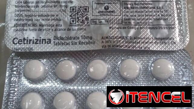 CETIRIZINA 10mg VENCEN EN febrero/2027