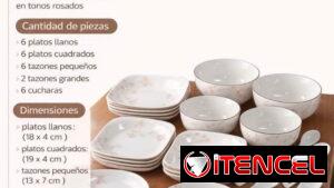 Vajilla de Porcelana / Juego de Vajillas