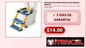 ESCALERA CON ASIENTO REDUCTOS DE INODORO INFANTIL