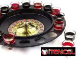 Ruleta de Chupitos Beber 🎲🍷 con 16 Vasos Chupitos de Cristal Numerados, en fiestas, casino y entretenimiento adulto