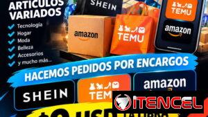 Pedidos por encargos Temu, Shein y Amazon