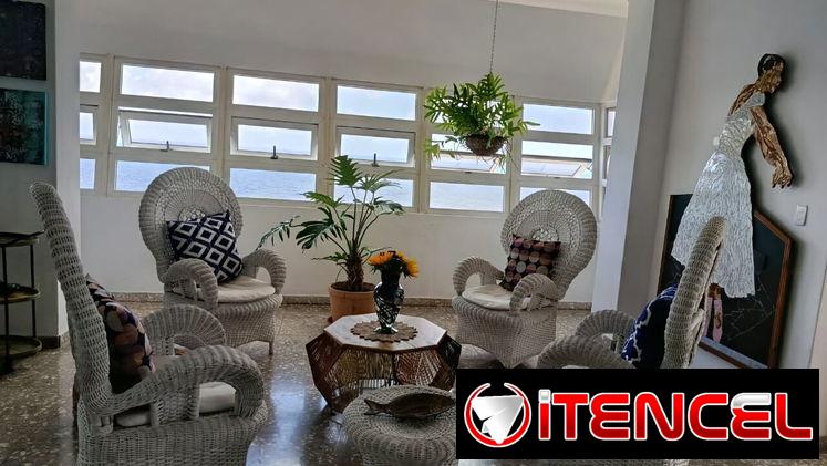 IG Apartamento de renta por noches vista al malecón electricidad permanente 3 habitaciones CH-005 — foto 3