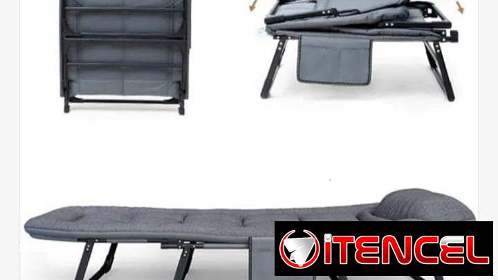 Cama plegable portátil. 💰 60 USD Medida: 1.75*60 de ancho y 27 CM de altura. Escríbeme para disponibilidad
