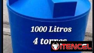 Cuatro torres d 1000 litros nuevo a estrenar usted