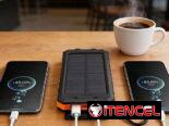 Cargador Power  Bank de 40 000 mAh con Panel Solar