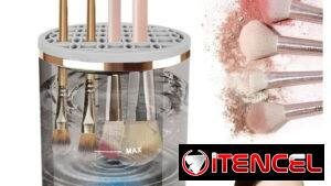 Limpiador eléctrico de brochas de maquillaje
