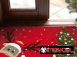 💜Alfombra para entrada de navidad Engomadas completamente  Antideslizante  Medida:60cm x 40 cm Precio: 7 usd
