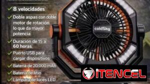 Ventilador recargable COLDSKY