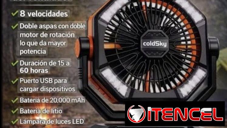 Ventilador recargable COLDSKY — foto 1