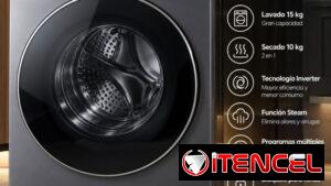 LAVADORA SECADORA HISENSE A VAPOR 15 KG 730 USD con DOMICILIO INCLUIDO HASTA SU HOGAR