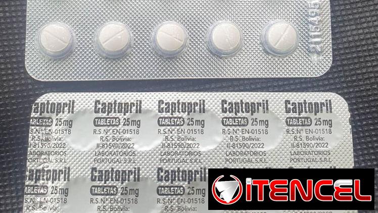 Captopril 25 mg (10 tab)-$500 H.E