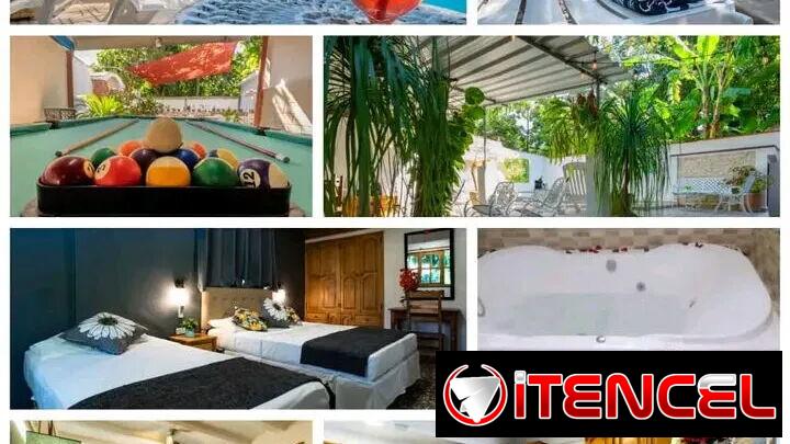 IG Hostal de lujo tiene opción de pasadía + 5 habitaciones. Tiene jacuzzi, piscina y billar RE-001