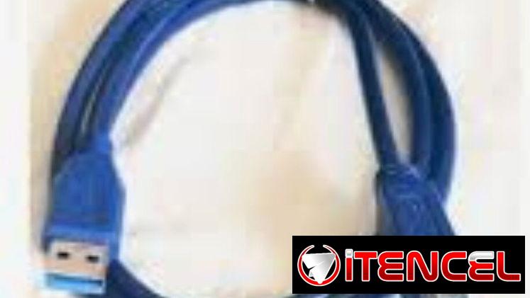 Cable USB 3.0  tipo A a tipo B, 1 metro de largo.