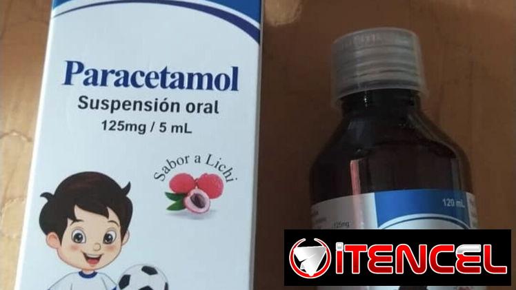 Paracetamol saborizado en suspensión infantil