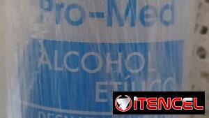 Alcohol Etílico frasco de 110ml, vence julio 2031