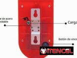 Sensor de movimiento con panel solar marca SACO