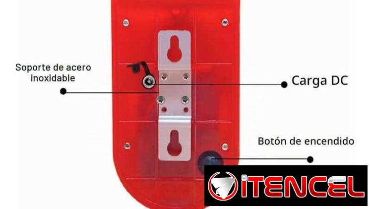 Sensor de movimiento con panel solar marca SACO