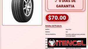 Goma Green-Max Van 215/70R15C Resistencia Total Llanta Green-Max Van 215/70R15C Ancho 215mm VPT-0166