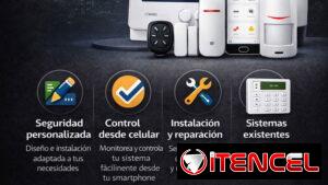 🔐 Proteja lo que más importa Servicios Profesionales de Alarmas 📦 Instalación • Reparación • Expansiones • Configuraci