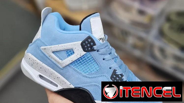 Jordan 4 Retro University Blue #42 Precio 75 usd VEDADO
