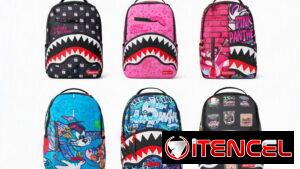 Mochila bape, mochila tiburón, mochilas Sprayground, mochila con mordida Mensajería en toda la habana