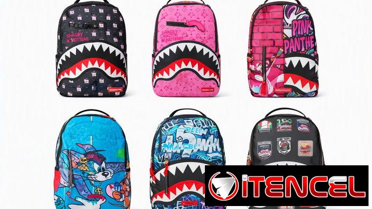 Mochila bape, mochila tiburón, mochilas Sprayground, mochila con mordida  Mensajería en toda la habana — foto 1