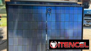 Panel solar bifacial 450w monocristalino