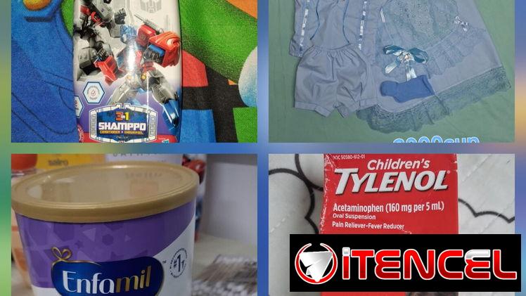Biberones, tetes, Tylenol de 2 a 11 años