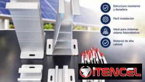 Kit tipo torre para instalar paneles solares