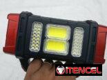 Lámpara recargable LED con panel solar