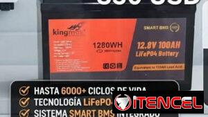 Bateria lifeP04 12v 100amp kingmox