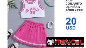 SHEIN Kids Conjunto De Niña 5 Años 2 Pcs