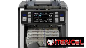 $550 usd Máquina contadora de dinero de denominación mixta con detección de falsificaciones, pantalla táctil. 2 sensores