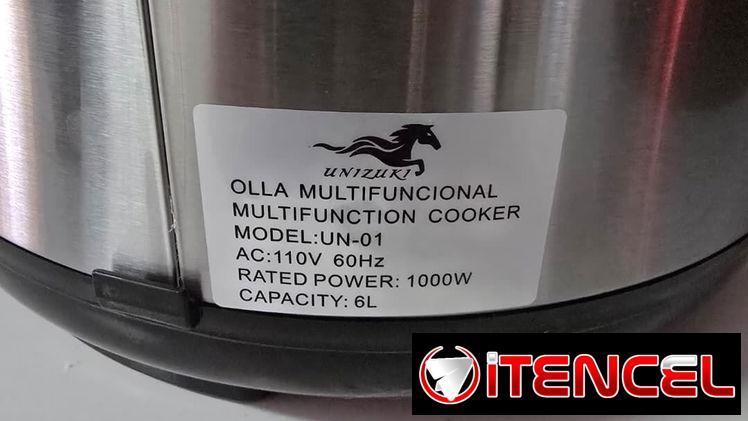 🚧 Olla reina 6L Marca UNIZUKI 1000W 🚧 — foto 2