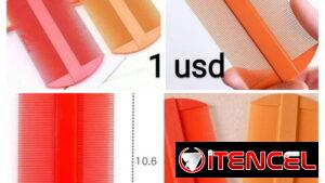 Peines pequeños para extraer liendras y piojos del cabello