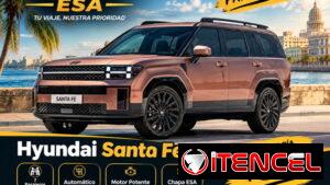 Hyundai Santa Fe disponible para renta