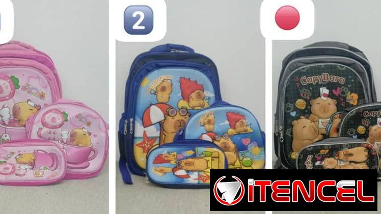Combo de 3 piezas de Mochilas escolares — foto 2