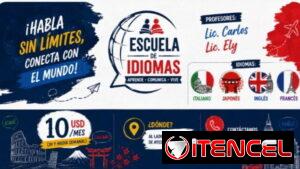 Clases de inglés, italiano, francés y japonés!