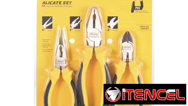 🧰 Juego de Alicates de 3 Piezas