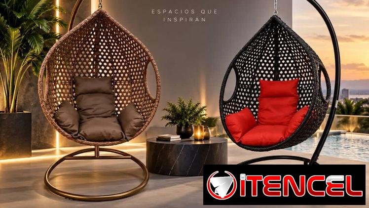 Sillas colgantes tipo huevo P0805-AV004