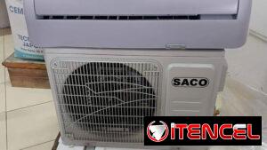 Split de 1 Tonelada 220v marca Saco  Convencional  280💵 con 🚘 incluído