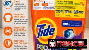 Detergente 3 en 1 original tide y ariel