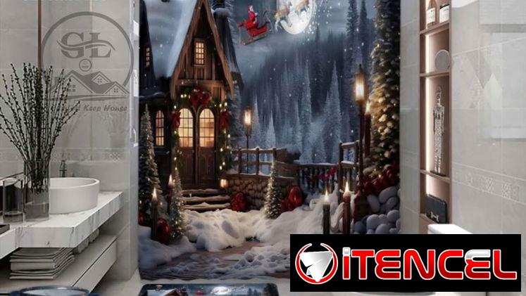 👑Set d baño Navideño d 5 piezas — foto 1