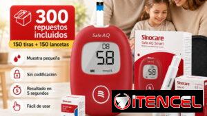 Glucometro Con Tiras Lancetas Y Lancetero