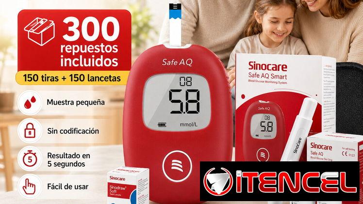 Glucometro Con Tiras Lancetas Y Lancetero