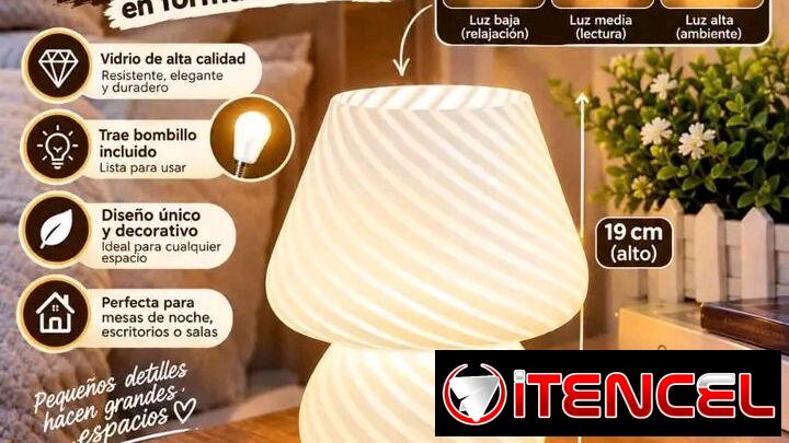 Lámpara de Noche LED de cristal — foto 2