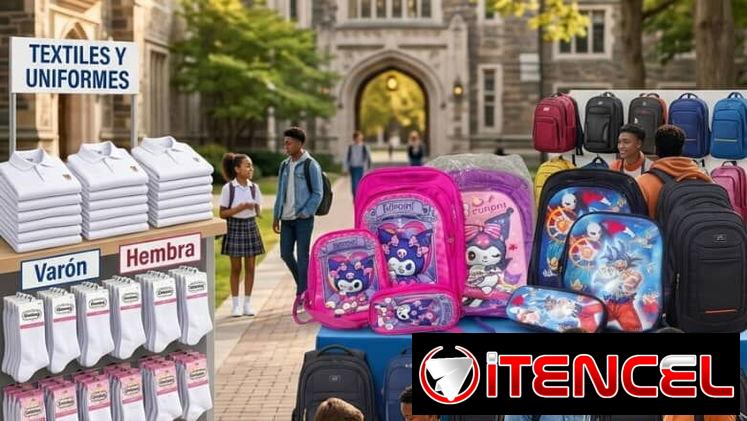 Mochilas con lonchera y cartuchera y mochilas negras secundaria y pre