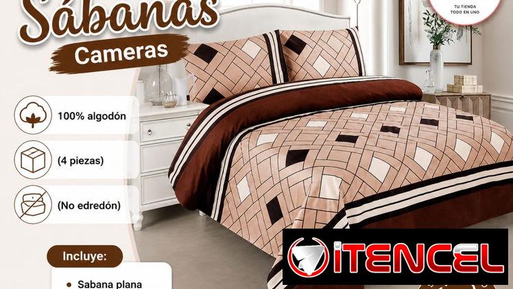 Juego de sábanas cameras